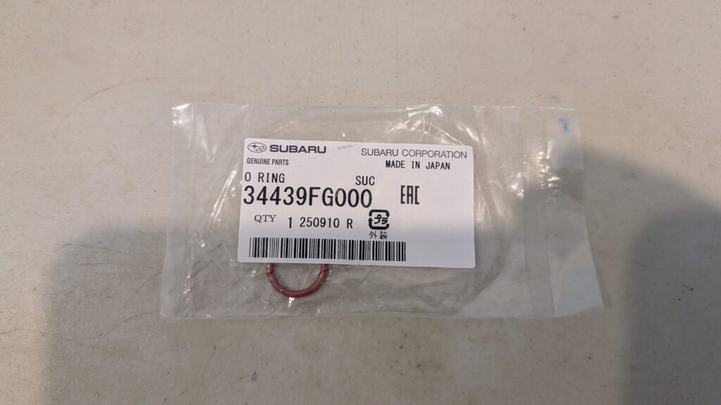 34439FG000 Subaru OEM Power Steering Suction O-Ring